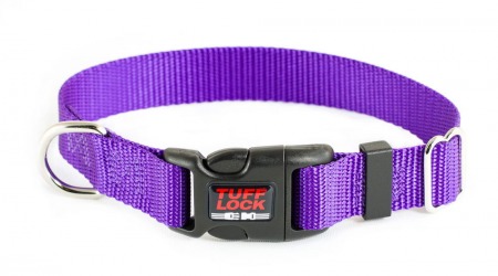 Premium TuffLock - Plastic Buckle Dog Collar - 04001.VIOLET.MAIN_resize