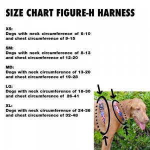 Dog Harness Figure H | Adjustable Dog Harness | Dog Harness H Style