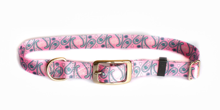 pink bandana collar