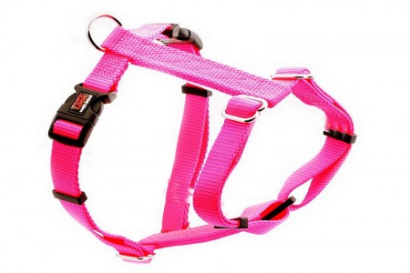 Premium Tuff Lock Cat Harness - pink_figure-h_harness